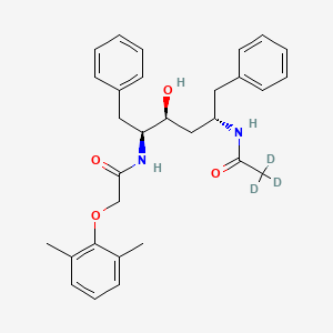 N2-Des(L-valinyl) N2-Acetyl Lopinavir-d3