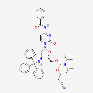 N4-Benzoyl-2’,3’-dideoxy-3’-tritylaminocytidine-5’-O-N,N-diisopropylaminocyanoethylphosphoramidite
