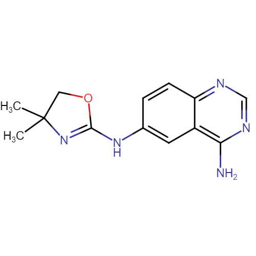 N6-(4,4-dimethyl-4,5-dihydrooxazol-2-yl)quinazoline-4,6-diamine