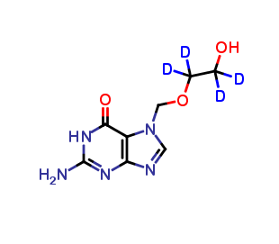 N7-[(2-Hydroxyethoxy)methyl)guanine-d4