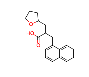 Naphthylmethyltetrahydrofurfurylpropanoic acid