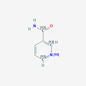 Nicotinamide-13C3,15N