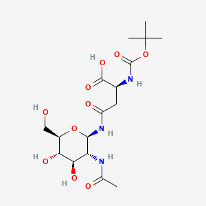 Nomega-(2-Acetamido-2-deoxy-beta-D-glucopyranosyl)-Nalpha-(tert-butoxycarbonyl)-L-asparagine