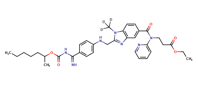 O-(2-Heptyl) Dabigatran-d3 Ethyl Ester