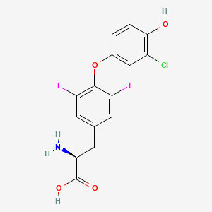 O-(3-Chloro-4-hydroxyphenyl)-3,5-diiodo-LTyrosine