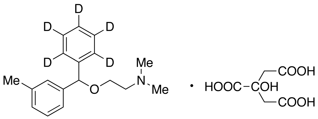O-Demethyl-m-methyl Orphenadrine-d5 Citrate Salt