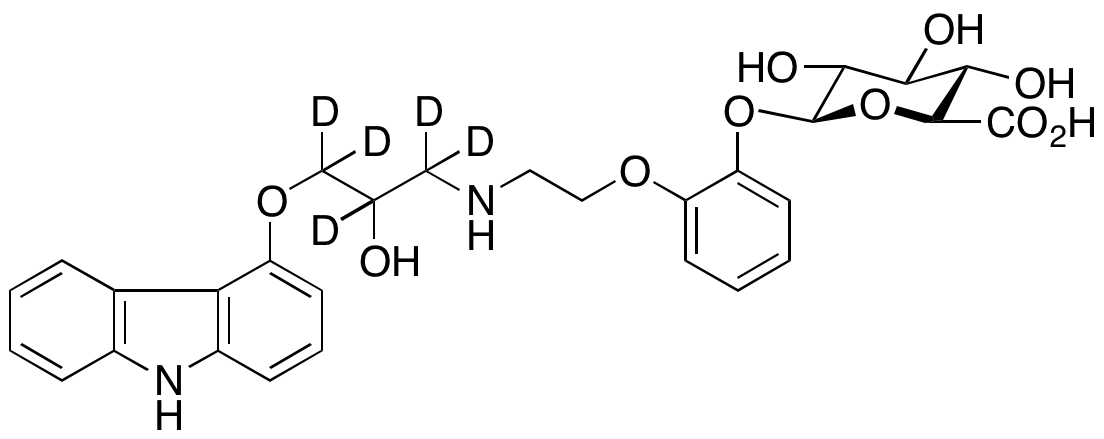O-Desmethyl Carvedilol-d5 β-D-Glucuronide
