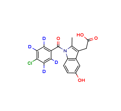O-Desmethyl Indomethacin D4