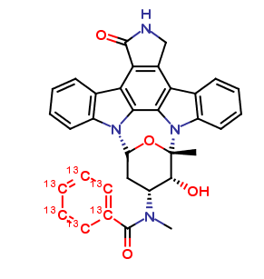 O-Desmethyl Midostaurin-13C6