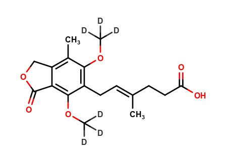 O-Methyl Mycophenolic Acid-D6
