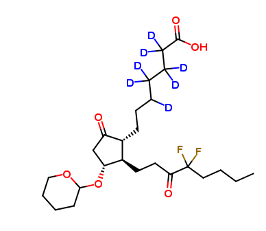O-Tetrahydropyranyl Lubiprostone-d7
