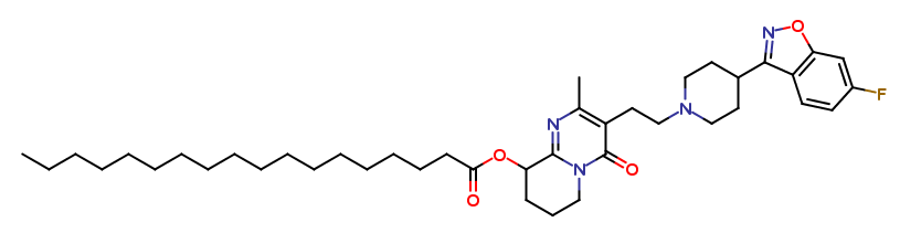 Octadecanoic Acid 3-[2-[4-(6-Fluoro-1,2-benzisoxazol-3-yl)-1-piperidinyl]ethyl]-6,7,8,9-tetrahydro-2