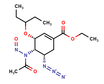 Oseltamivir (3R,4S,5S)-5-azido-Nitroso Impurity
