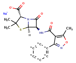 Oxacillin-13C6 sodium salt
