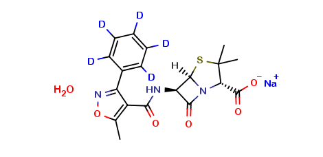 Oxacillin D5 sodium salt monohydrate