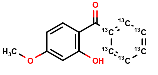 Oxybenzone-(phenyl-13C6)