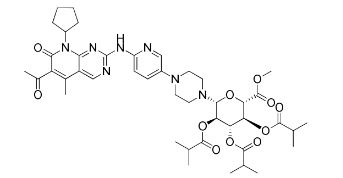 Palbociclib Tri-O-isobutyryl-β-D-glucuronic Acid Methyl Ester