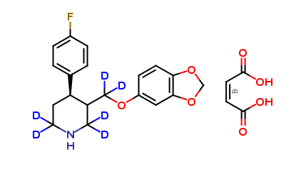 Paroxetine-D6 maleate solution