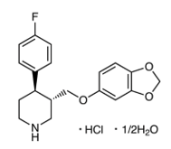 Paroxetine hydrochloride hemihydrate