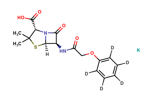 Penicillin V-d5 Potassium Salt (phenyl-d5)