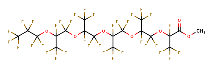 Perfluoro-2,5,8,11,14-pentamethyl-3,6,9,12,15-pentaoxaoctadecanoic Acid Methyl Ester