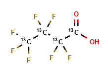 Perfluoro-n-[13C4]butanoic acid
