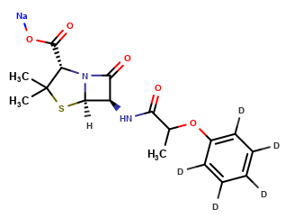 Phenethicillin-d5 Sodium Salt