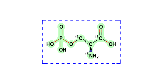 Phospho-L-serine 13C3 15N