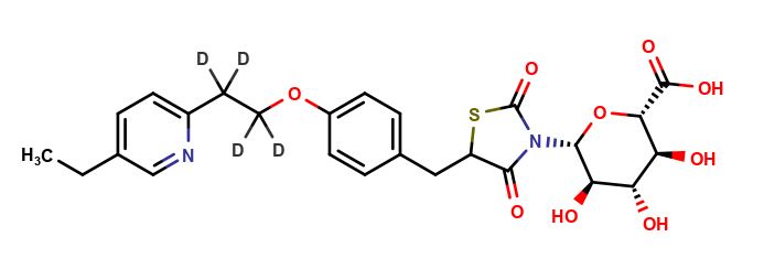 Pioglitazone-d4 (ethyl-d4) N-beta-D-Glucuronide