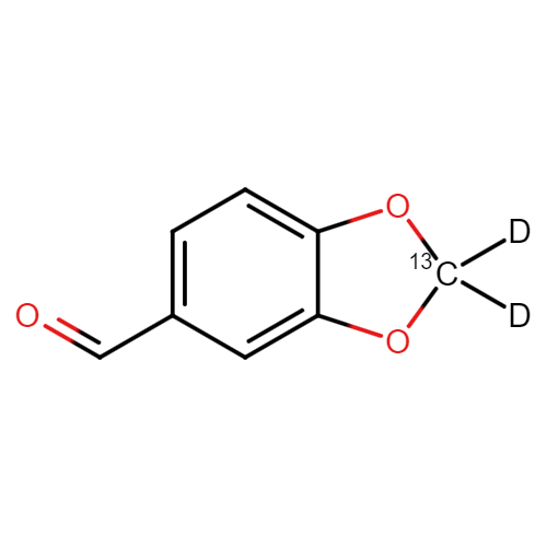 Piperonal-[13C,D2]