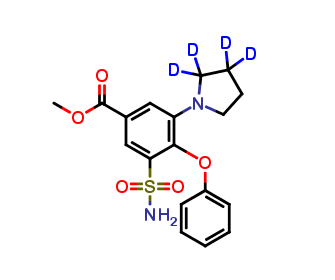Piretanide-d4 Methyl Ester (Major)