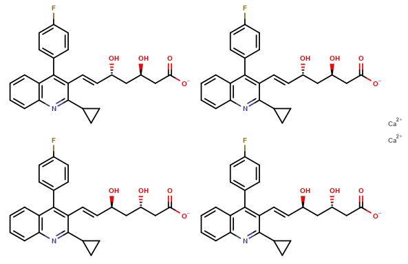 Pitavastatin Calcium-(3S,5S) and (3R,5R)-diastereomer mixture