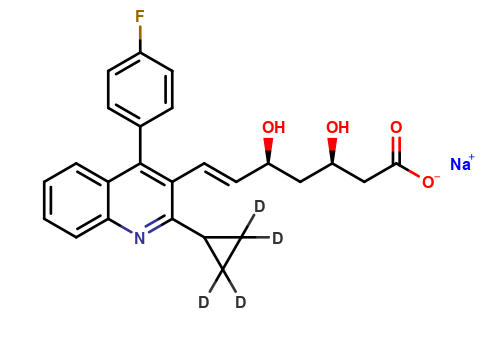 Pitavastatin-D4 Sodium Salt