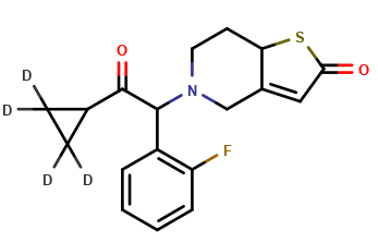 Prasugrel-D4 Metabolite (R95913 Mixture of Diastereomers)