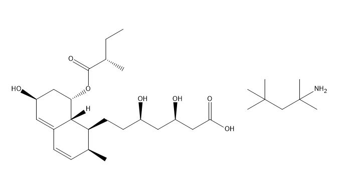 Pravastatin 1,1,3,3-Tetramethylbutylamine