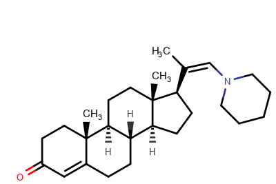 Pregna-4,20-dien-3-one, 20-methyl-21-(1-piperidinyl)-, (20 Z)