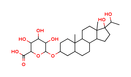 Pregnanetriol 3a-O-β-D-Glucuronide