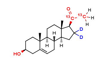 Pregnenolone-13C2 D2