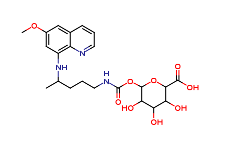 Primaquine N-carbamoyl glucuronide