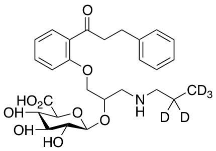 Propafenone-d5 β-D-Glucuronide