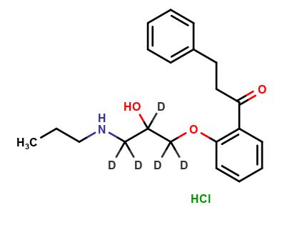 Propafenone-d5 (propoxy-d5) hydrochloride