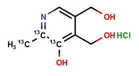 Pyridoxine-13C3 (Vitamin B6-13C3) hydrochloride