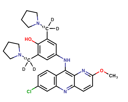 Pyronaridine-13C2,D4