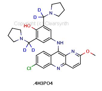 Pyronaridine D4 Tetraphosphate
