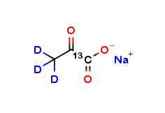 Pyruvic Acid 13C,d3 Sodium Salt