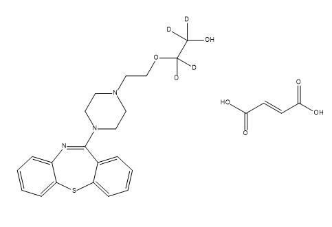 Quetiapine D4 (Ethanol-d4) fumarate