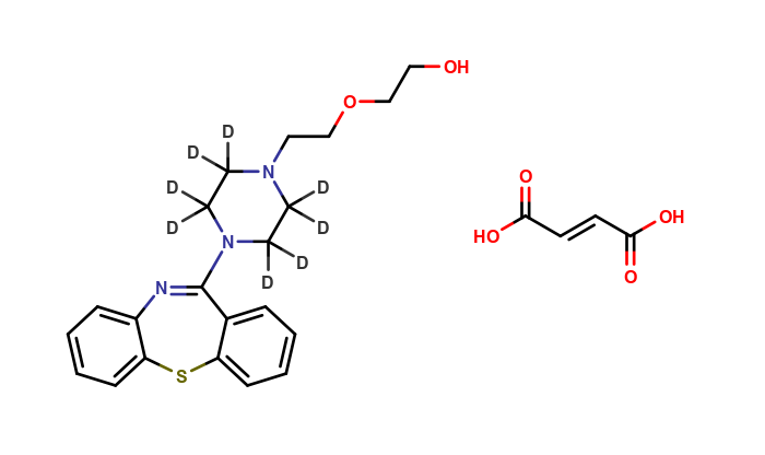 Quetiapine-d8 Hemifumarate (piperazine-d8)