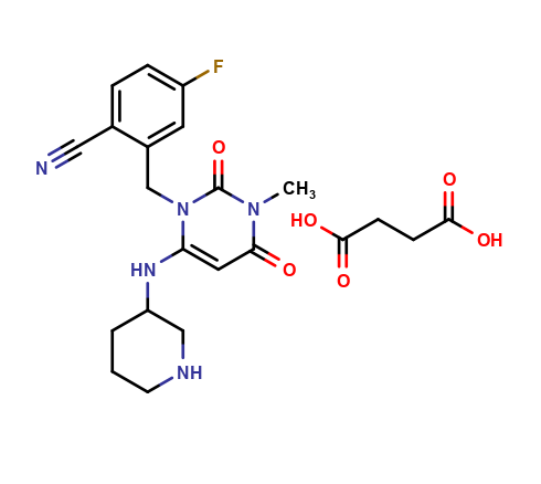Rac-Trelagliptin piperidin-3-ylamine Succinate