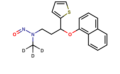 Racemic Duloxetine Nitroso-D3