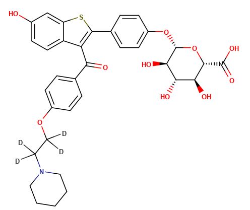 Raloxifene-D4-4' –glucuronide
